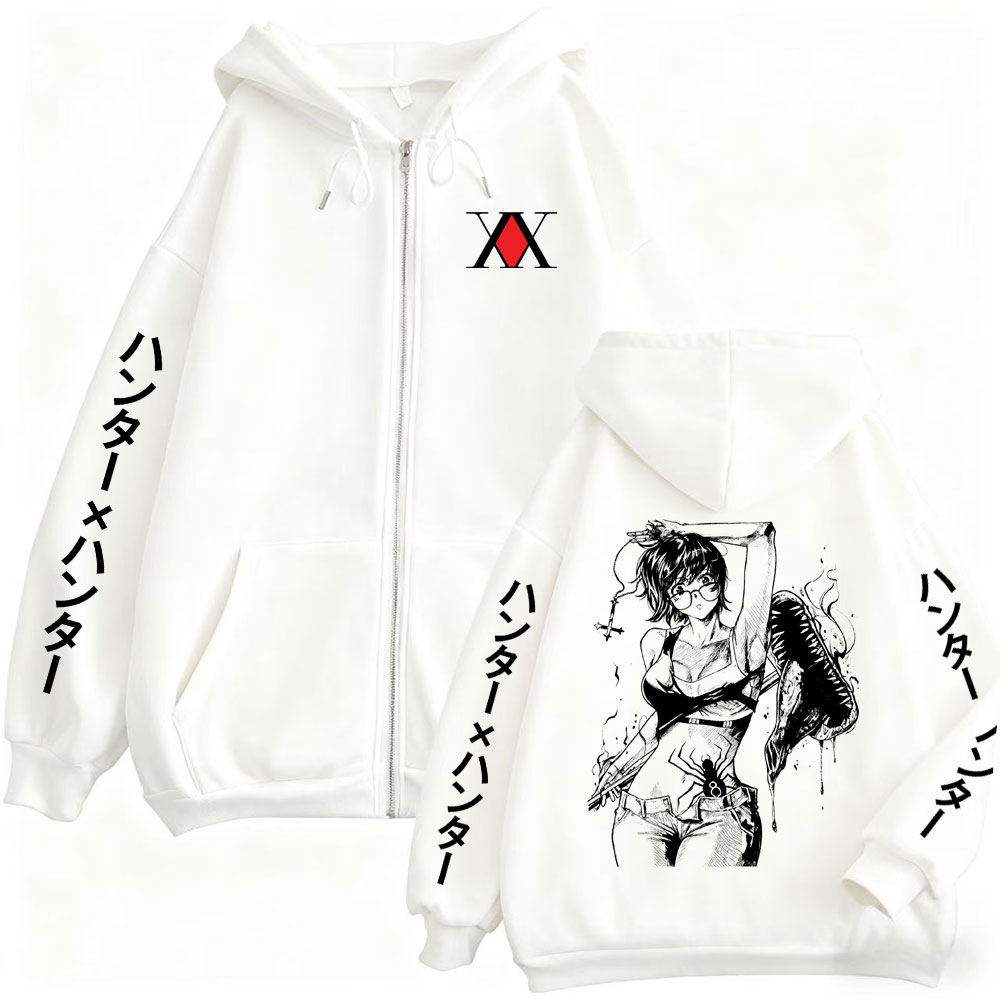 Anime Merch Hoodie - Anime Hunter X Hunter Zipper Hoodie