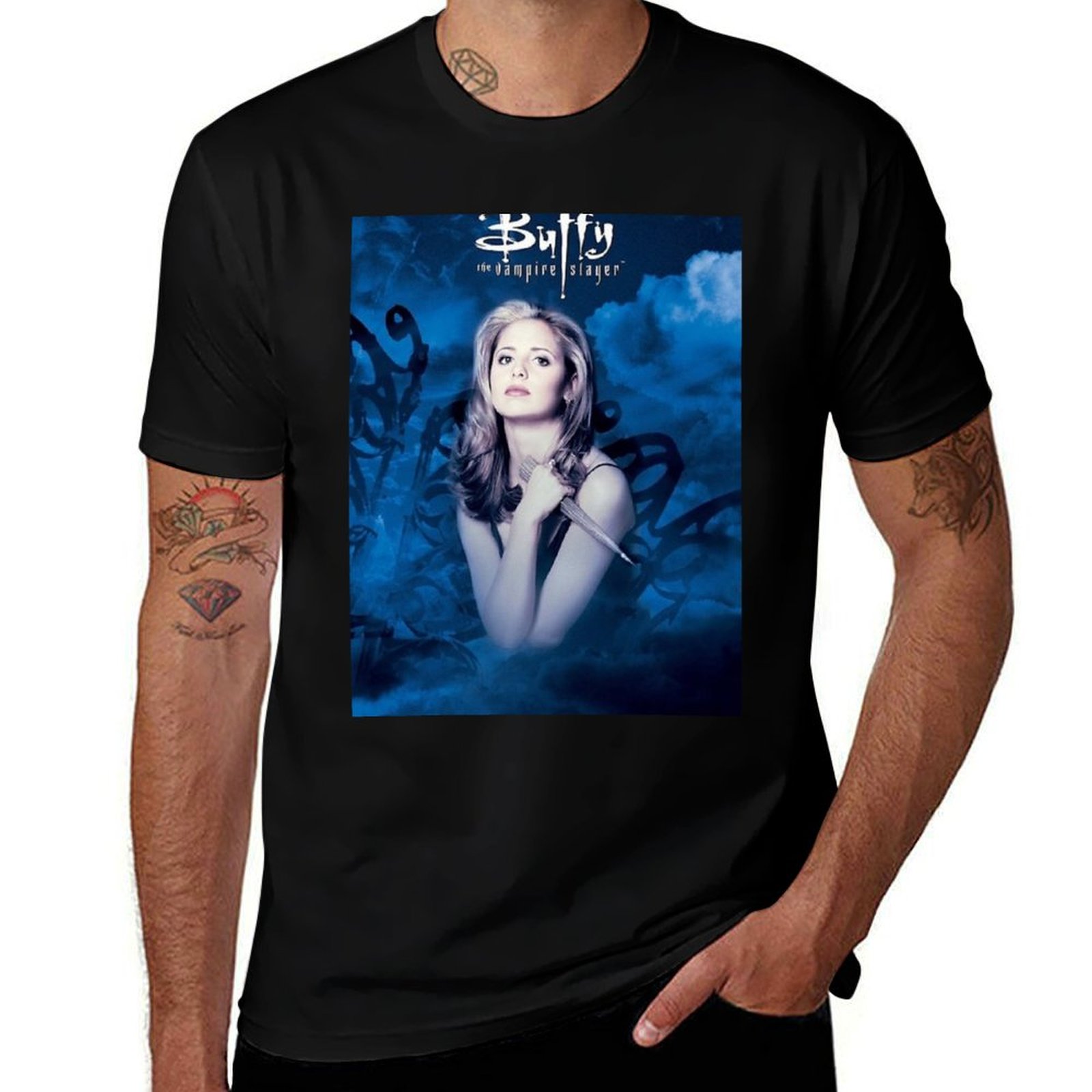 Anime Merchandise Shirt - Buffy Merchandise T-Shirt anime tshirt t