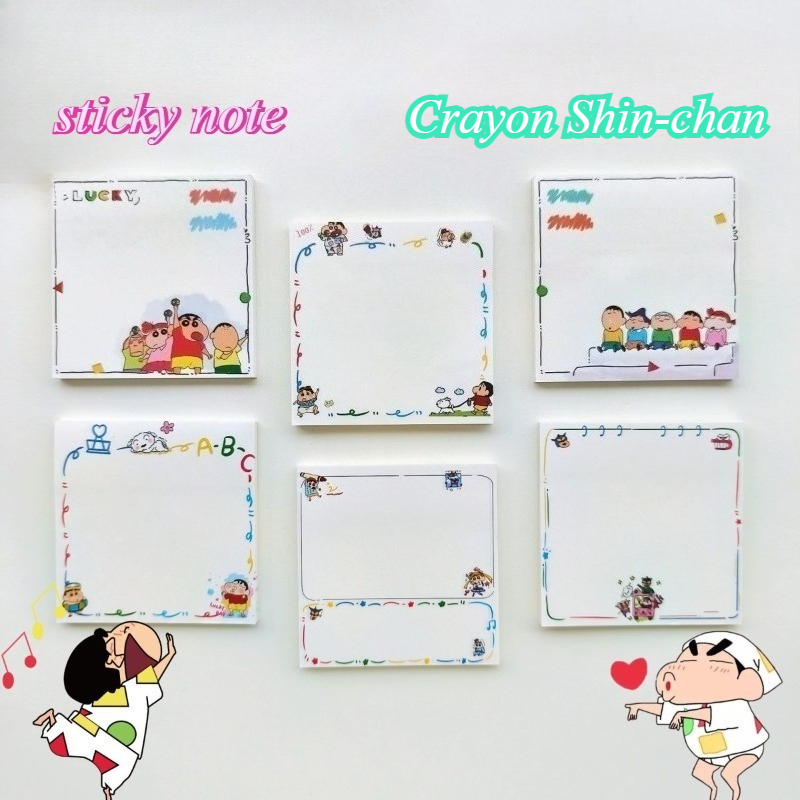 Anime Merchandise Wholesale - Crayon Shin-chan cartoon cute sticky notes