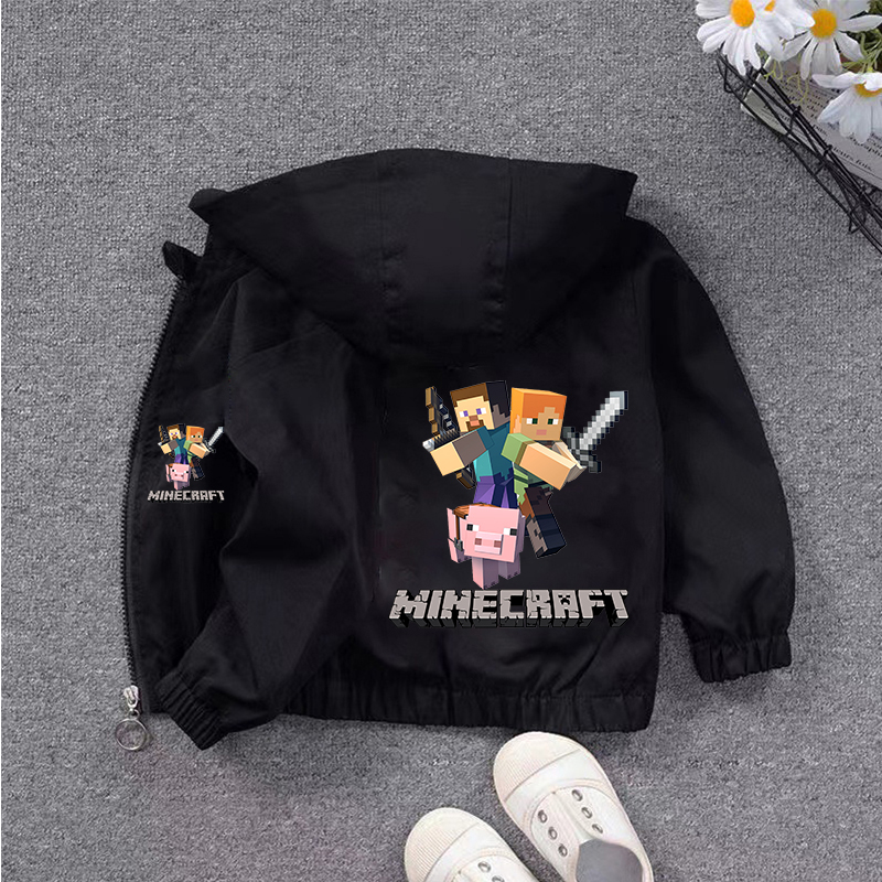 Minec Rafted Jacket Game Theme - Windbreaker Anime Merchandise recension och pris