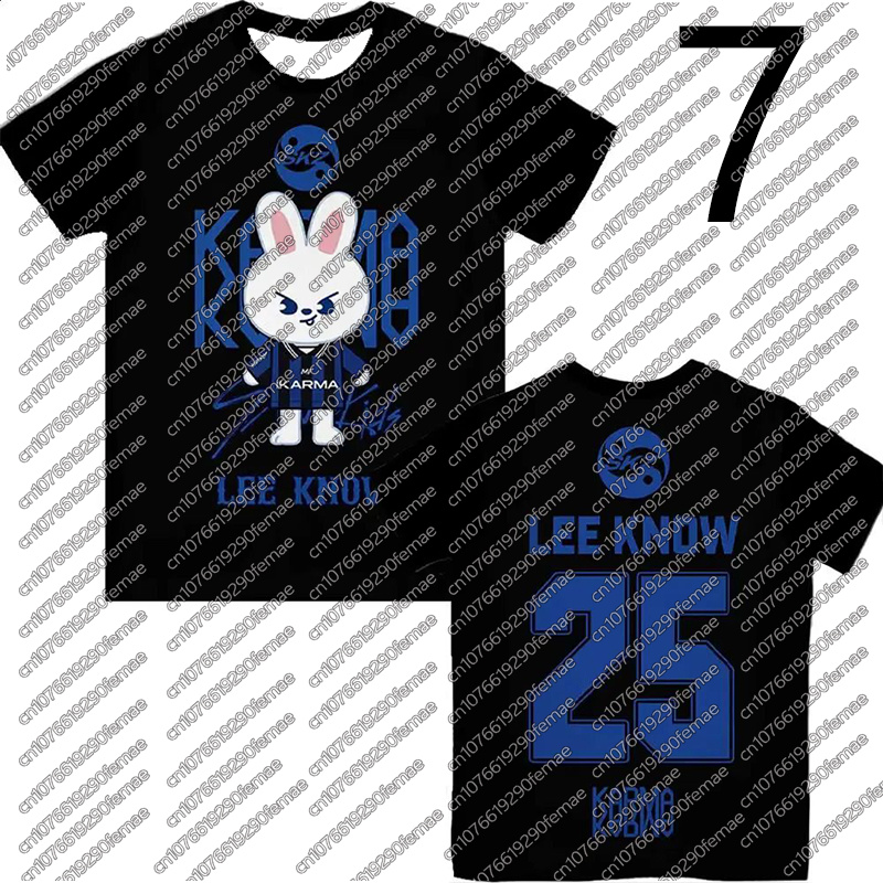 STRAYKIDS Cartoon Character T- - Anime Merchandise Online recension och pris