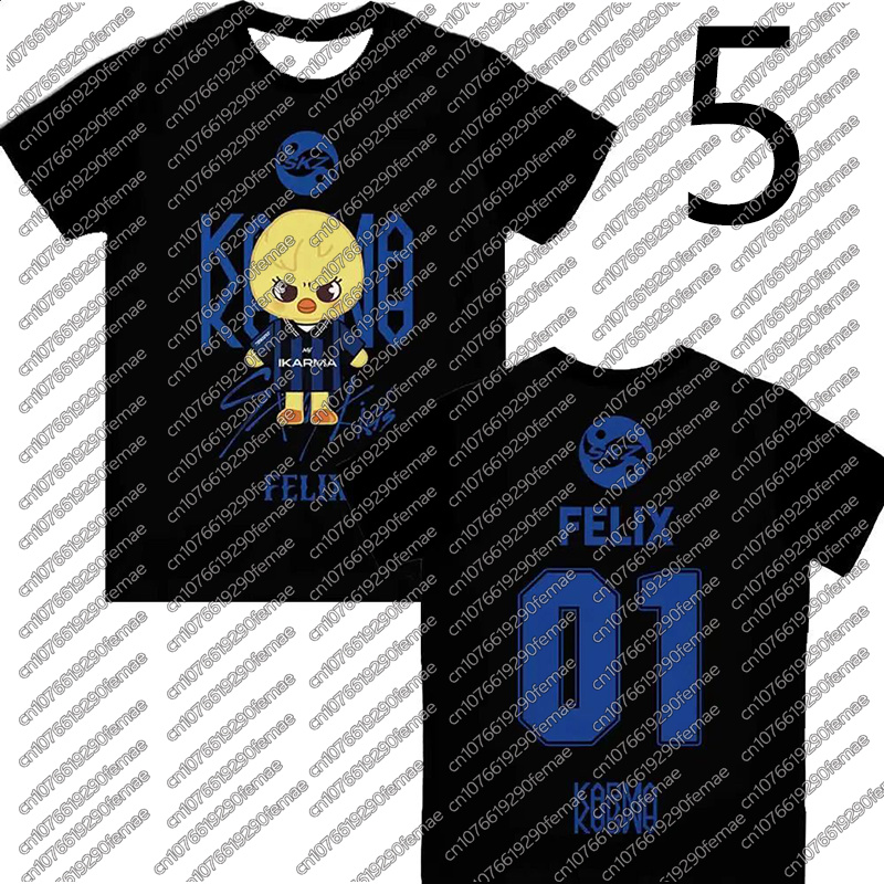STRAYKIDS Cartoon Character T- - Anime Merchandise Online recension och pris