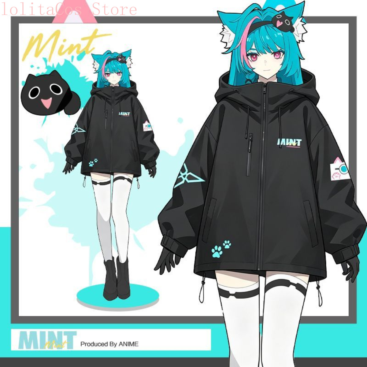 Neverness To Everness Lacrimos - Windbreaker Anime Merchandise recension och pris