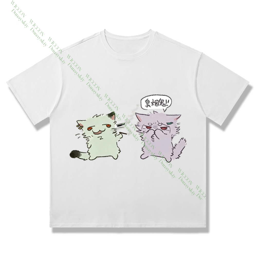 Chainsmoker Cat Yaniko Satou C - Anime Merchandise Shirt recension och pris