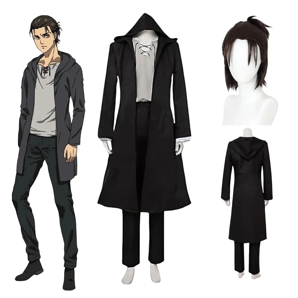 2026Eren Jaeger Cosplay Costum - Anime Themed Merchandise recension och pris
