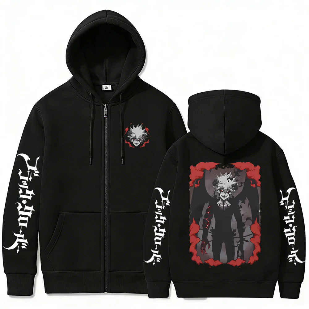 Anime Black Clover Asta Merch  - Anime Merch Hoodie recension och pris
