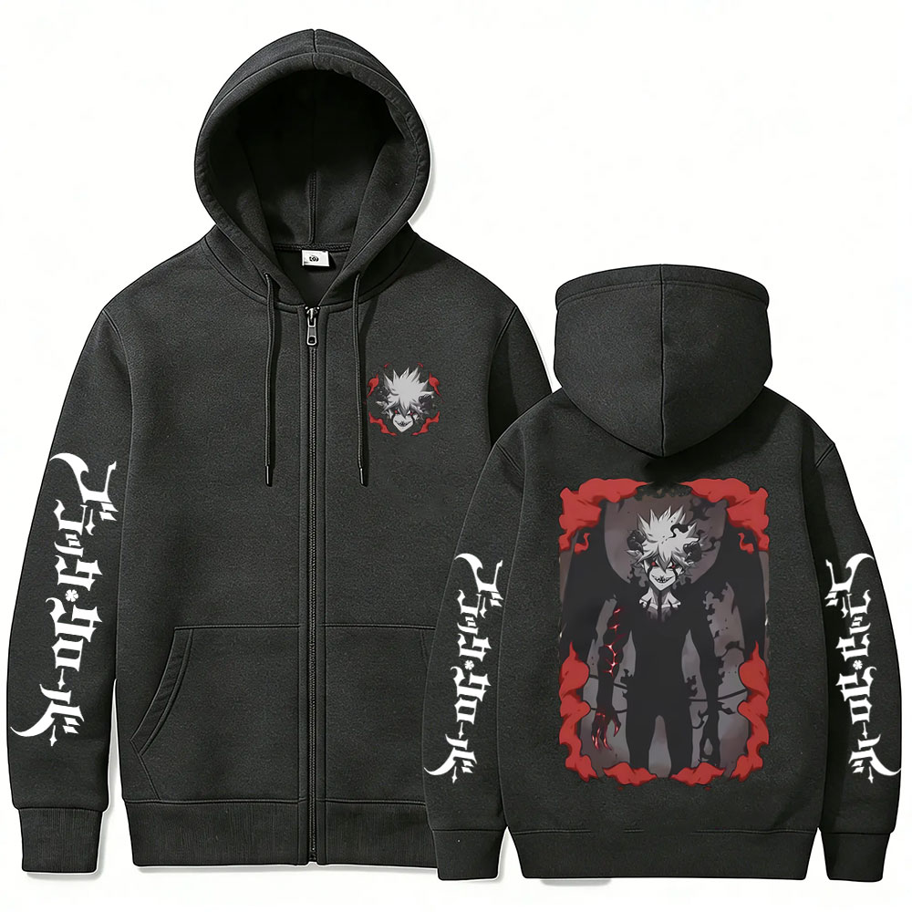 Anime Black Clover Asta Merch  - Anime Merch Hoodie recension och pris