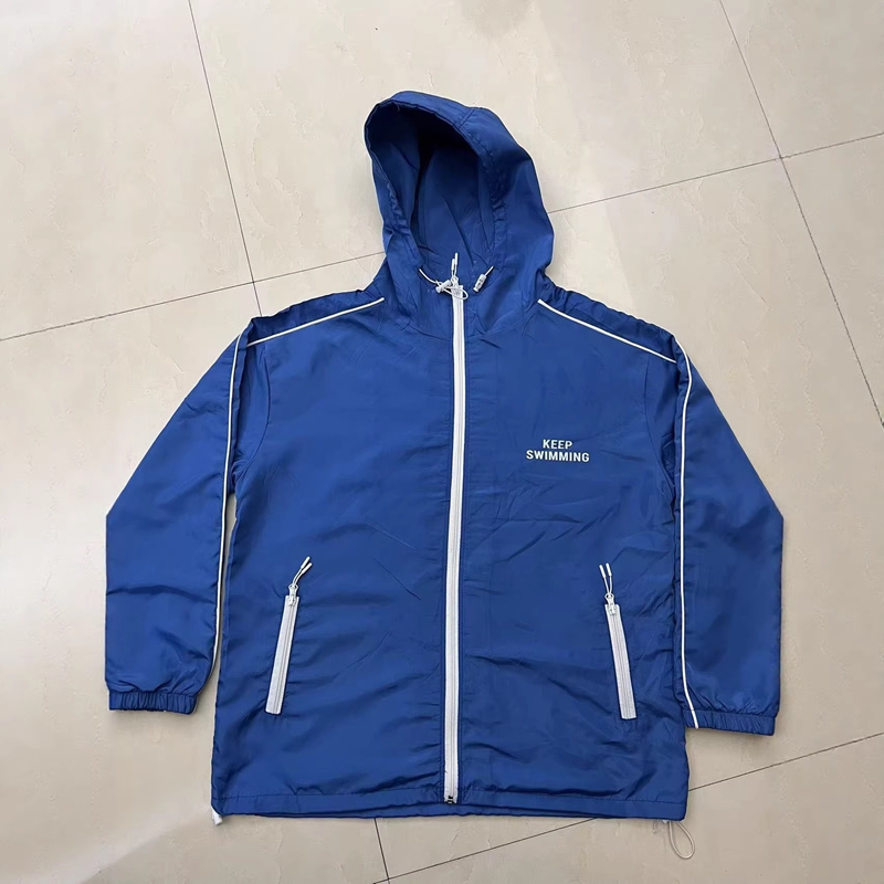 Kpop Keep Swimming Print Zippe - Windbreaker Anime Merchandise recension och pris