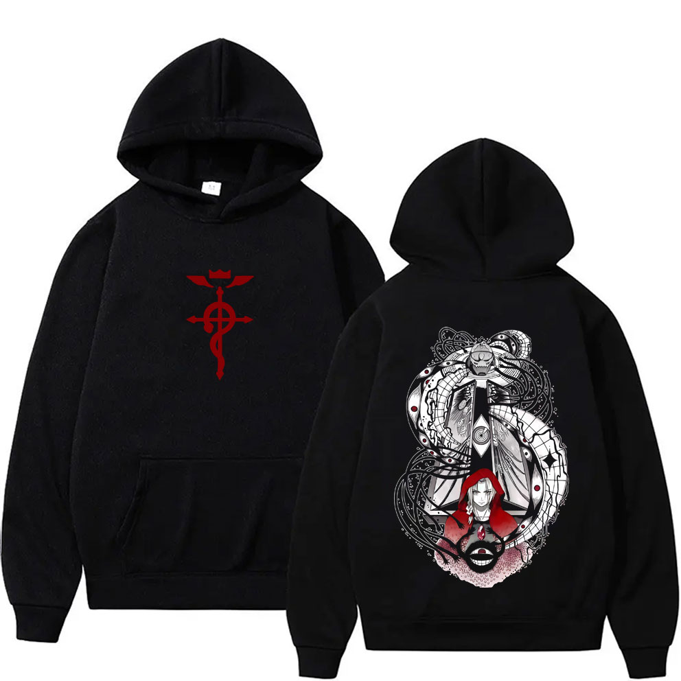 Hot Japanese Anime Fullmetal A - Anime Merch Hoodie recension och pris