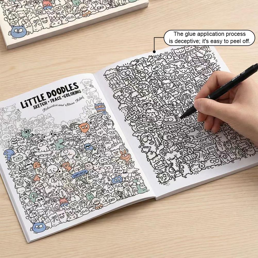Little Doodles Coloring Book P - Art Book Illustration recension och pris