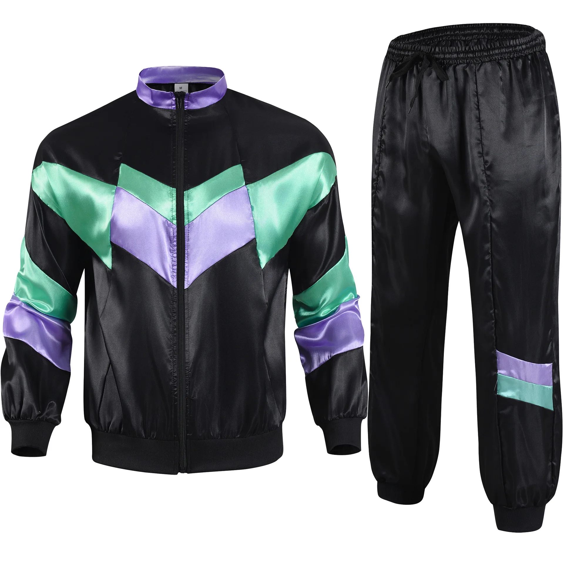 Men's 80s Tracksuit Vintage Hi - Windbreaker Anime Merchandise recension och pris