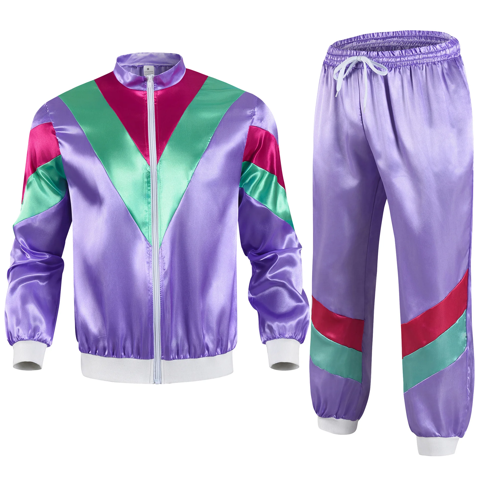 Men's 80s Tracksuit Vintage Hi - Windbreaker Anime Merchandise recension och pris